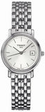  Shop Authentic Tissot T Classic Desire White Dial Silver Steel Strap Watch for Women - T52.1.281.31 - Luxxuri