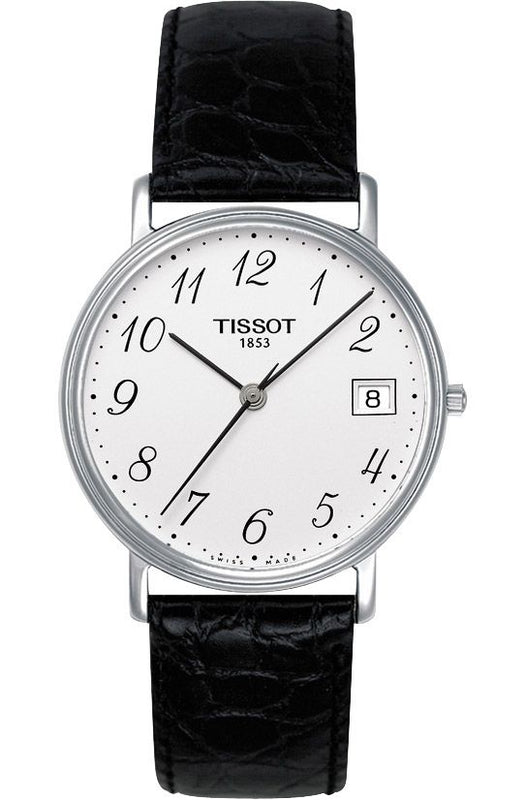  Shop Authentic Tissot T Classic Desire White Dial Black Leather Strap Watch For Men - T52.1.421.12 - Luxxuri