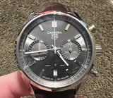  Shop Authentic Tag Heuer Carrera Chronograph Grey Dial Brown Leather Strap Watch for Men - CBN2012.FC6483 - Luxxuri