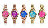  Shop Authentic Michael Kors Lexington Quartz Blue Dial Rose Gold Steel Strap Watch For Women - MK3272 - Luxxuri