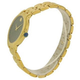  Shop Authentic Movado Veturi Quartz Black Dial Gold Steel Strap Watch for Men - 0606934 - Luxxuri