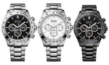  Shop Authentic Hugo Boss Ikon Black Dial Silver Steel Strap Watch for Men - 1512965 - Luxxuri