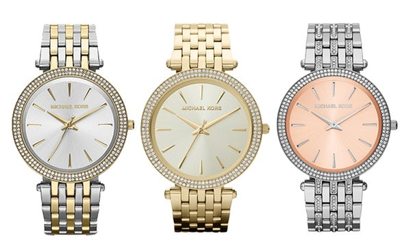  Shop Authentic Michael Kors Darci Orange Dial Silver Stainless Steel Strap Watch for Women - MK3218 - Luxxuri