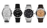  Shop Authentic Emporio Armani Classic Quartz Black Dial Black Leather Strap Watch For Men - AR2429 - Luxxuri