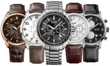  Shop Authentic Hugo Boss Aeroliner Black Dial Black Leather Strap Watch for Men - 1512631 - Luxxuri