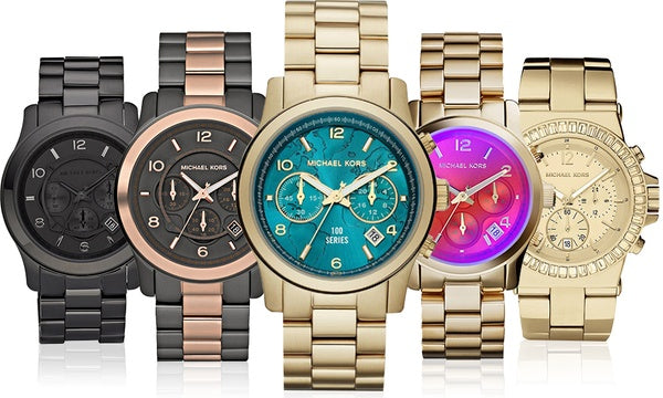  Shop Authentic Michael Kors Runway Chronograph Grey Dial Two Tone Steel Strap Unisex Watch - MK8189 - Luxxuri