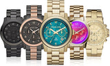  Shop Authentic Michael Kors Runway Chronograph Grey Dial Two Tone Steel Strap Unisex Watch - MK8189 - Luxxuri