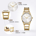  Shop Authentic Calvin Klein Stately White Dial Gold Steel Strap Watch for Women - K3G2352W - Luxxuri