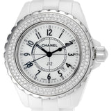  Shop Authentic Chanel J12 Ceramic White Dial White Steel Strap Watch for Women - J12 H0968 - Luxxuri