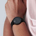 Movado Bold Black Dial Black Steel Strap Watch For Men - 3600047