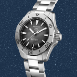  Shop Authentic Tag Heuer Aquaracer Automatic Black Dial Silver Steel Strap Watch for Men - WAY2110.BA0928 - Luxxuri