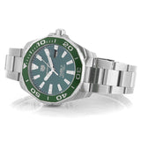  Shop Authentic Tag Heuer Aquaracer Green Dial Watch for Men - WAY201S.BA0927 - Luxxuri