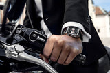  Shop Authentic Tag Heuer Monaco Automatic Chronograph Black Dial Silver Steel Strap Watch for Men - CBL2113.BA0644 - Luxxuri