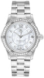  Shop Authentic Tag Heuer Aquaracer Diamonds Mother of Pearl White Dial Silver Steel Strap Watch for Women - WBD131C.BA0748 - Luxxuri