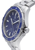  Shop Authentic Tag Heuer Aquaracer Calibre 5 Automatic Blue Dial Silver Steel Strap Watch for Men - WAK2111.BA0830 - Luxxuri