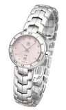  Shop Authentic Tag Heuer Link Diamonds Pink Dial Silver Steel Strap Watch for Women - WAT1415.BA0954 - Luxxuri