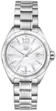  Shop Authentic Tag Heuer Formula 1 Quartz Mother of Pearl White Dial Silver Steel Strap Watch for Women - WBJ1418.BA0664 - Luxxuri