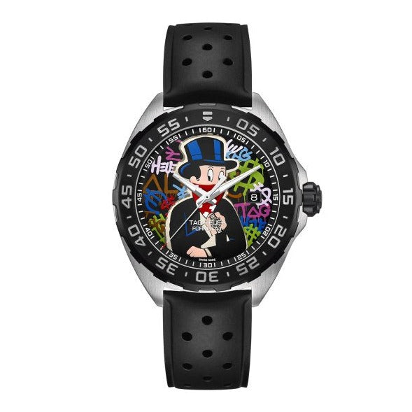  Shop Authentic Tag Heuer Formula 1 Alec Monopoly Special Edition Black Rubber Strap Watch for Men - WAZ1117.FT8023 - Luxxuri