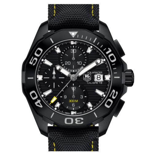  Shop Authentic Tag Heuer Aquaracer PVD Black Dial Watch for Men - CAY218A.FC6361 - Luxxuri