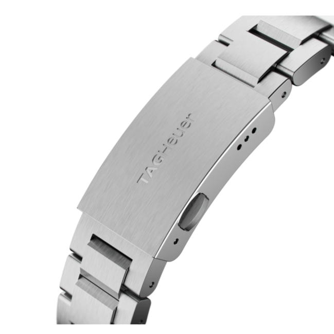 Tag Heuer Aquaracer Calibre 16 Day-Date Black Dial Silver Steel Strap Watch for Men - CAY211A.BA0927