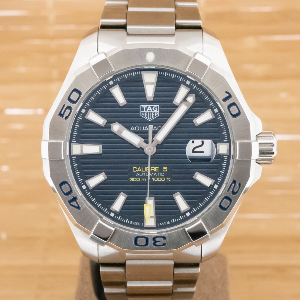  Shop Authentic Tag Heuer Aquaracer Blue Dial Watch for Men - WAY2012.BA0927 - Luxxuri