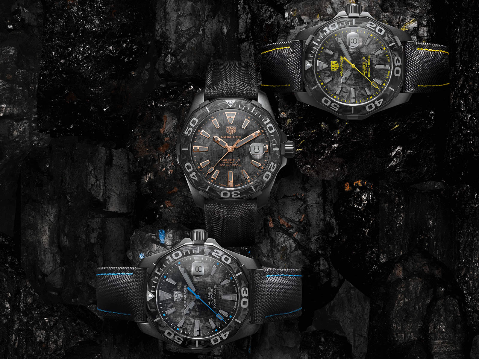  Shop Authentic Tag Heuer Aquaracer Carbon Dial Watch for Men - WBD218B.FC6446 - Luxxuri