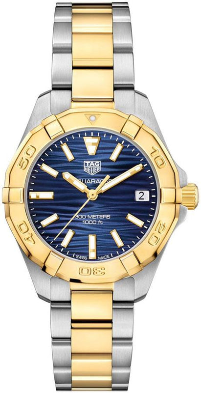  Shop Authentic Tag Heuer Aquaracer Blue Dial Watch for Women - WBD1325.BB0320 - Luxxuri