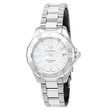  Shop Authentic Tag Heuer Aquaracer White Mother of Pearl Dial Watch for Women - WBD1311.BA0740 - Luxxuri