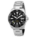  Shop Authentic Tag Heuer Aquaracer Caliber 5 Black Dial Silver Steel Strap Watch for Men - WAY201A .BA0927 - Luxxuri