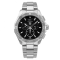  Shop Authentic Tag Heuer Aquaracer Chronograph Black Dial Silver Steel Strap Watch for Men - CAY1110.BA0927 - Luxxuri