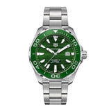  Shop Authentic Tag Heuer Aquaracer Green Dial Watch for Men - WAY201S.BA0927 - Luxxuri