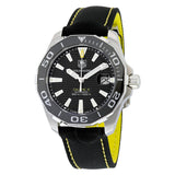  Shop Authentic Tag Heuer Aquaracer Calibre 5 Automatic Black Dial Black Nylon Strap Watch for Men - WAY211A.FC6362 - Luxxuri