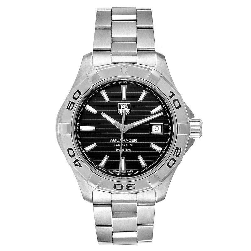  Shop Authentic Tag Heuer Aquaracer Black Dial Watch for Men - WAY2110.BA0928 - Luxxuri