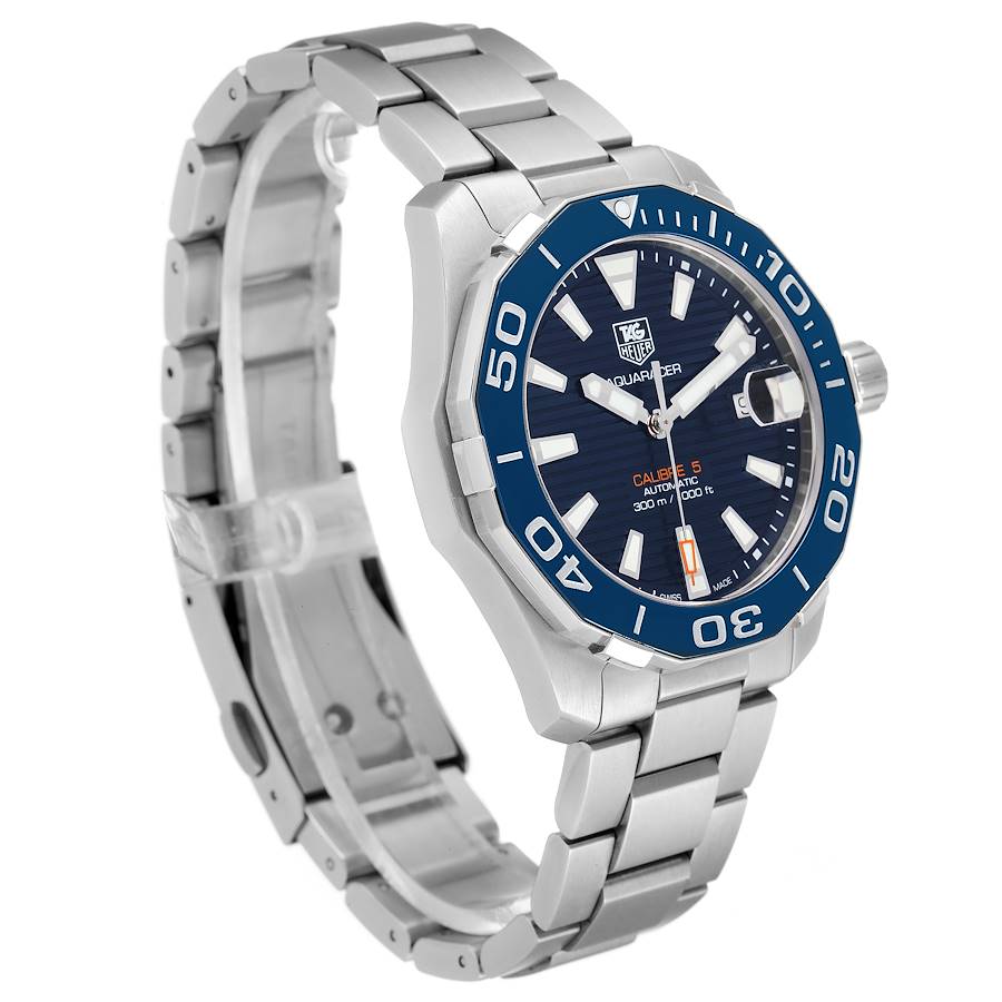  Shop Authentic Tag Heuer Aquaracer Blue Dial Watch for Men - WAY211C.BA0928 - Luxxuri