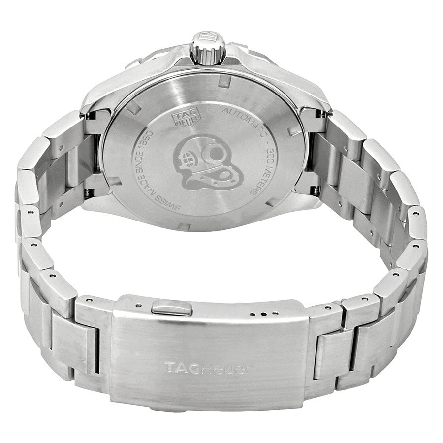  Shop Authentic Tag Heuer Aquaracer Automatic Blue Dial Silver Steel Strap Watch for Men - WBD2112.BA0928 - Luxxuri
