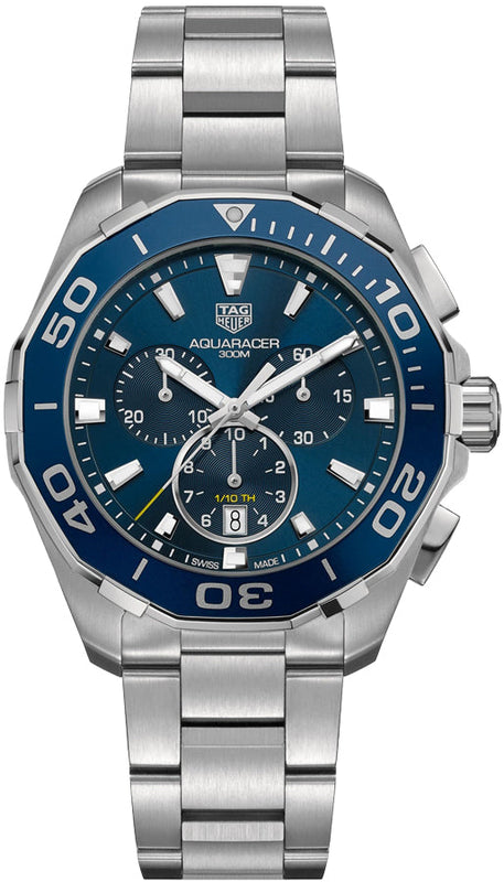  Shop Authentic Tag Heuer Aquaracer Blue Dial Watch for Men - CAY111B.BA0927 - Luxxuri