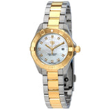  Shop Authentic Tag Heuer Aquaracer Diamonds Mother of Pearl Dial Two Tone Steel Strap Watch for Men - WBD1422.BB0321 - Luxxuri