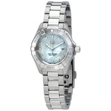  Shop Authentic Tag Heuer Aquaracer Diamonds Mother of Pearl Dial Silver Steel Strap Watch for Women - WBD1414.BA0741 - Luxxuri
