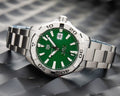  Shop Authentic Tag Heuer Aquaracer Green Dial Watch for Men - WAY2015.BA0927 - Luxxuri