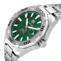  Shop Authentic Tag Heuer Aquaracer Calibre 5 Automatic Green Dial Silver Steel Strap Watch for Men - WAY2015.BA0927 - Luxxuri