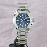  Shop Authentic Tag Heuer Aquaracer Blue Dial Silver Steel Strap Watch for Women - WBD131D.BA0748 - Luxxuri