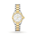  Shop Authentic Tag Heuer Aquaracer Diamonds Mother of Pearl Dial Two Tone Steel Strap Watch for Women - WBD1421.BB0321 - Luxxuri