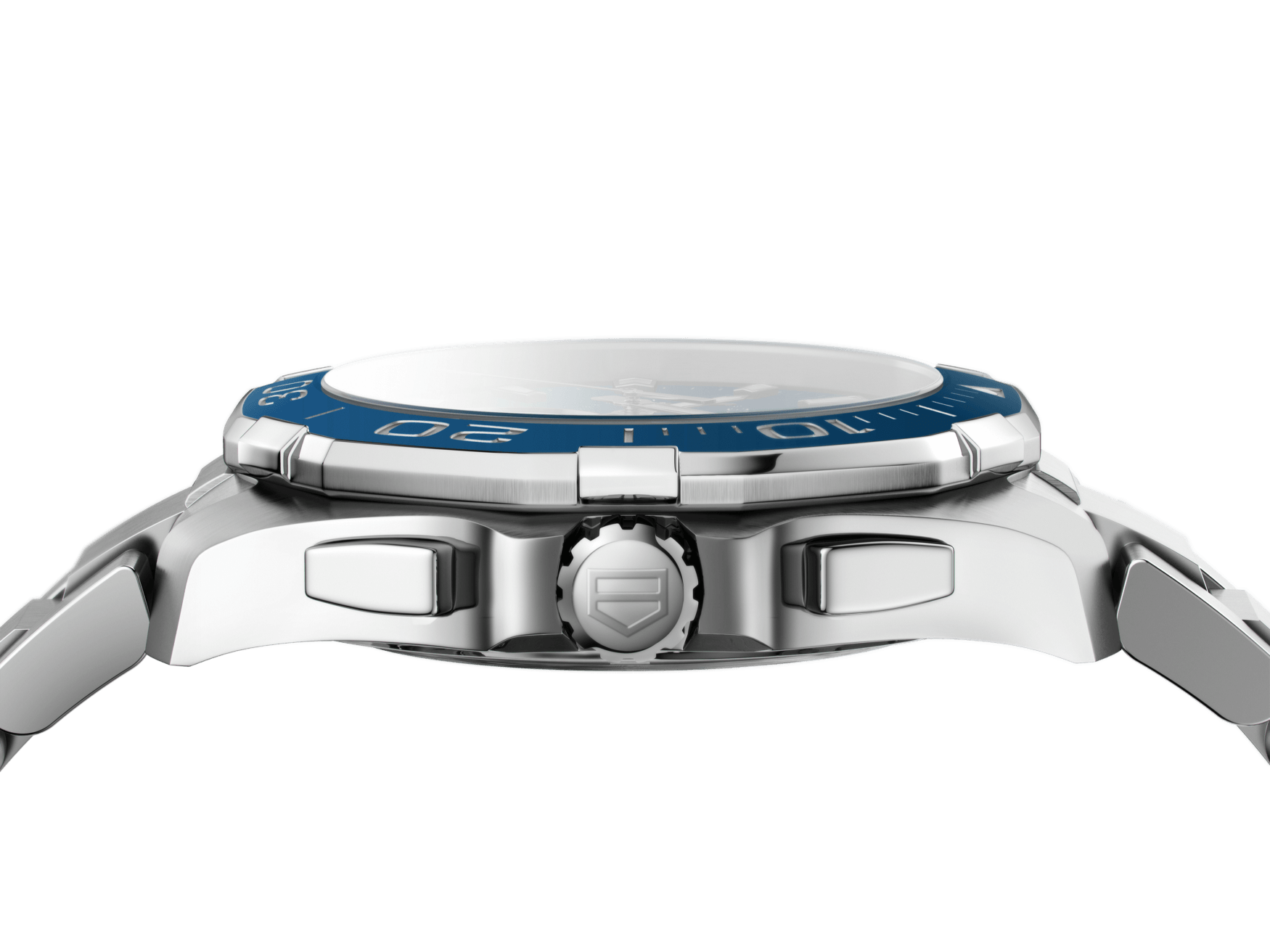  Shop Authentic Tag Heuer Aquaracer Blue Dial SIlver Steel Strap Watch for Men - CAY111B.BA0927 - Luxxuri