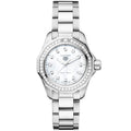  Shop Authentic Tag Heuer Aquaracer Professional 200 Quartz Diamond Mother of Pearl Dial Silver Steel Strap Watch for Women - WBP1417.BA0622 - Luxxuri