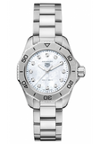  Shop Authentic Tag Heuer Aquaracer Professional 200 Quartz Diamond Mother of Pearl Dial Silver Steel Strap Watch for Women - WBP1416.BA0622 - Luxxuri