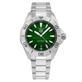  Shop Authentic Tag Heuer Aquaracer Professional 200 Automatic Green Dial Silver Steel Strap Watch for Men - WBP2115.BA0627 - Luxxuri
