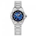  Shop Authentic Tag Heuer Aquaracer Professional 200 Automatic Diamond Blue Dial Silver Steel Strap Watch for Women - WBP2411.BA0622 - Luxxuri