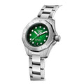  Shop Authentic Tag Heuer Aquaracer Professional 200 Automatic Diamond Green Dial Silver Steel Strap Watch for Women - WBP2415.BA0622 - Luxxuri