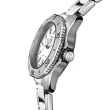 Shop Authentic Tag Heuer Aquaracer Professional 200 Quartz White Dial Silver Steel Strap Watch for Women - WBP1411.BA0622 - Luxxuri