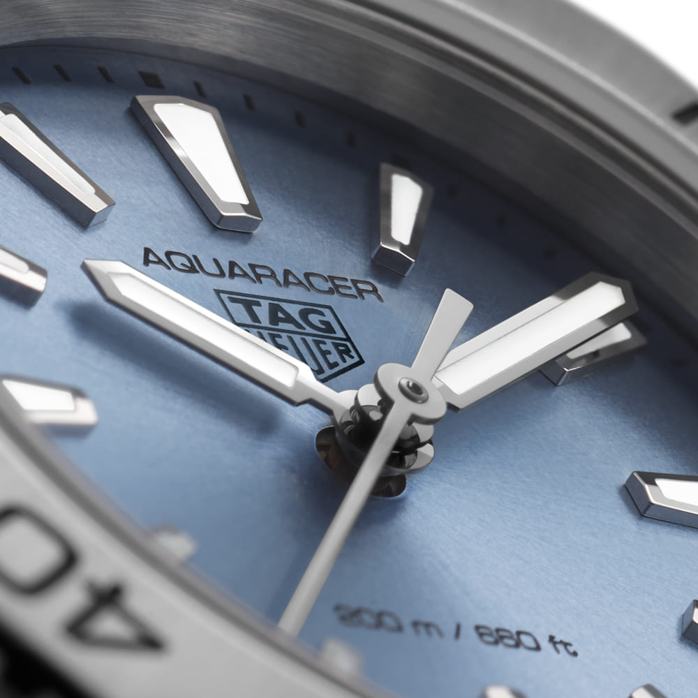  Shop Authentic Tag Heuer Aquaracer Professional 200 Quartz Blue Dial Silver Steel Strap Watch for Women - WBP1415.BA0622 - Luxxuri